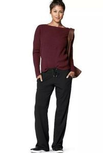 Athleta Midtown Trouser Pant Black NWOT Size 0